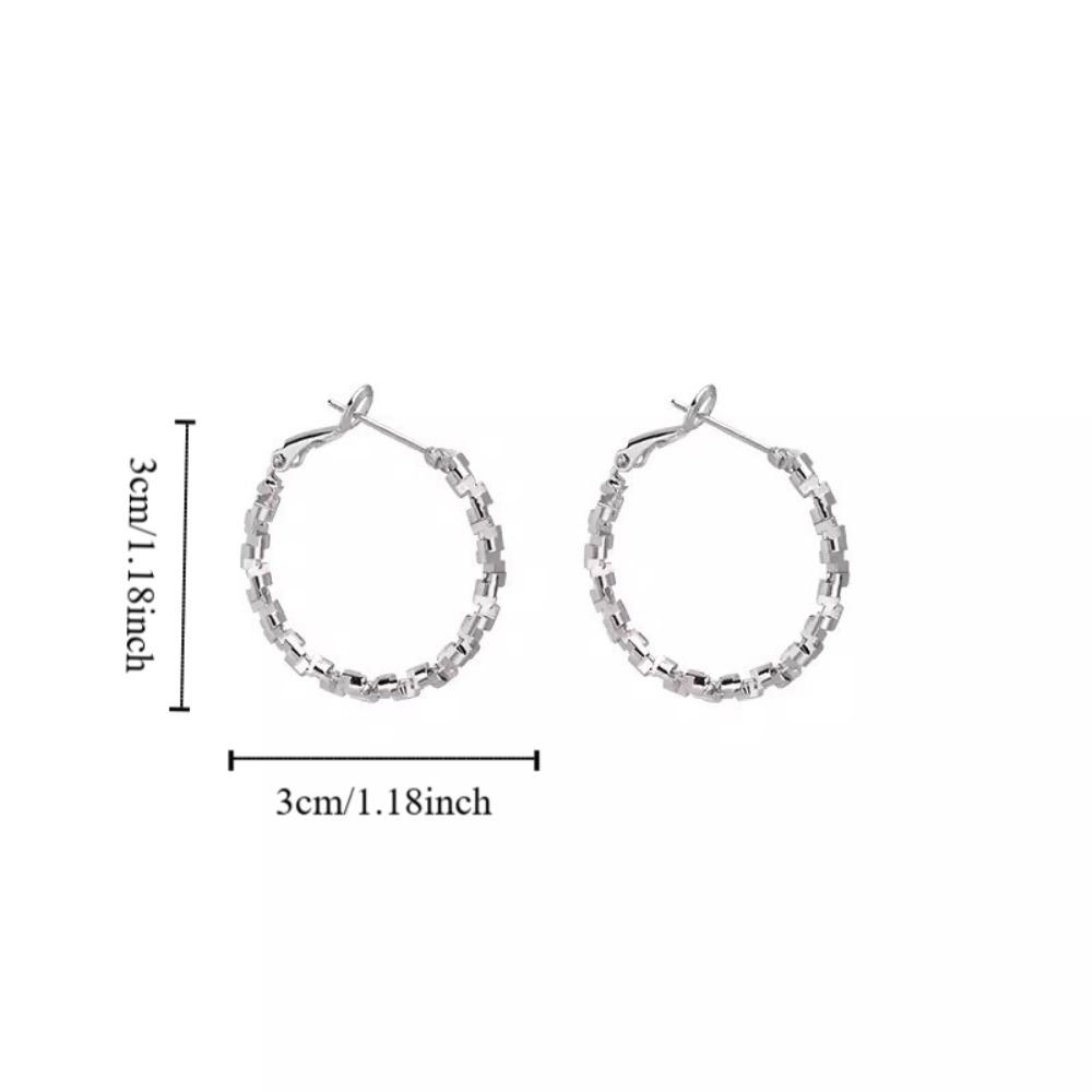 Крючок Пирсинг Круглые Серьги-Кольца Украшения Для Ушей Аксессуары Круглые Серьги Женские Подарки