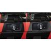 Для BMW E90 E92 E93 3 серии 2005-2012, переключатель фар из настоящего углеродного волокна, декоративная рамка, накладка, внутренняя отделка