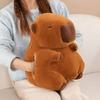 Soft Capybara Plush Hand Warmer Cartoon Capybara Sleeping Pillow  Children Toys