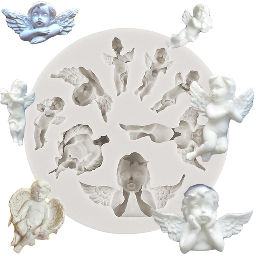 3D милые силиконовые формы для шоколадных конфет, форма для помадки, сделай сам, ремесло, форма для эпоксидной смолы, детские инструменты для украшения торта на день рождения