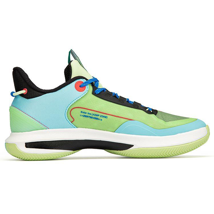 Баскетбольные кроссовки Li Ning Low Top Performance мужские кроссовки зеленые синие ABPR069-7