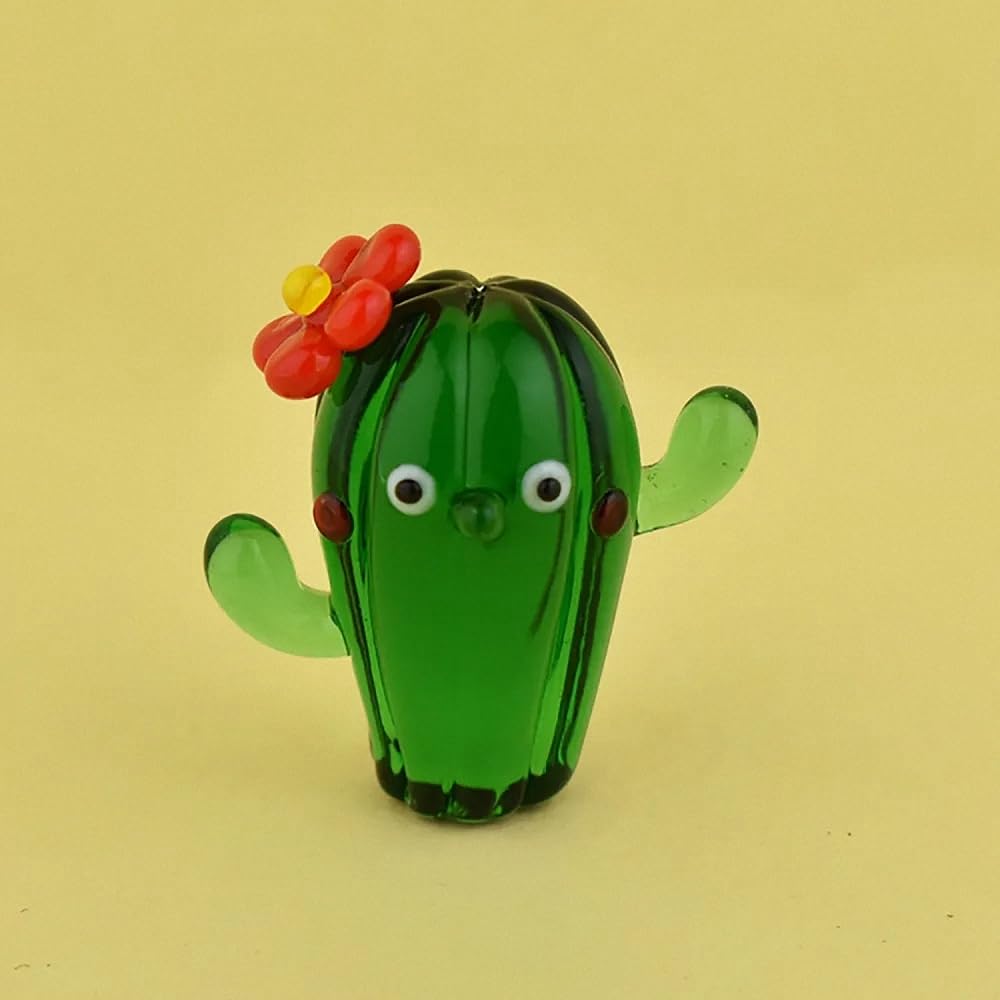 Милая стеклянная Мисс Кактус ручной работы от Fourcart