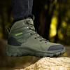 39-48 Men's Plus Size Anti Slip Wear-resistant Fashionable and Trendy Outdoor High Top Hiking Shoes Hiking Shoes