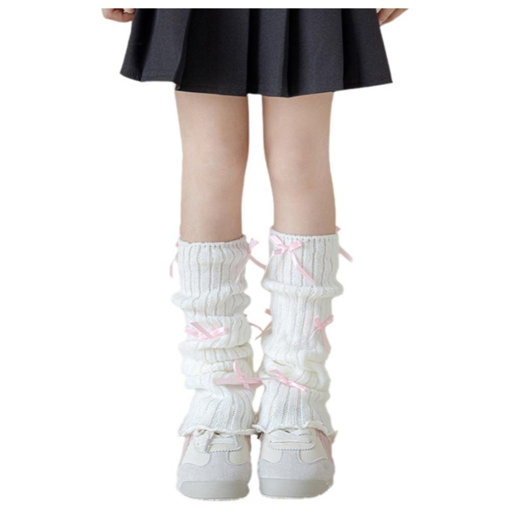 High Elastic Kids Leg Warmers Knitted Children's Foot Warmer Long Stockings Autumn Winter Season