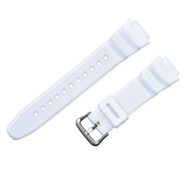Ремешок для часов 18 мм для CASIO AE1200 / 1300 / 1000 W-219 Сменный силиконовый резиновый ремешок для часов Мужской браслет-манжета Аксессуар