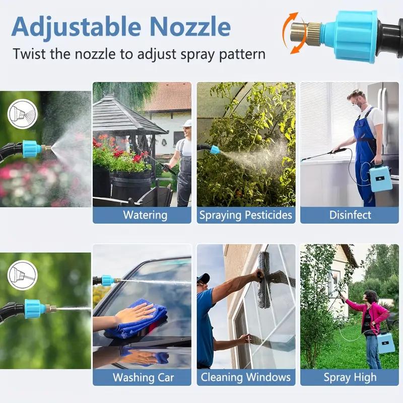 5L/8L USB Rechargeable Electric Watering Can Portable Lawn and Garden Watering Disinfection Sprayer Horticultural Farm Tools