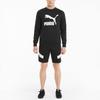PUMA Sweatshirts Men's Black Crew Neck Moderate Regular 531366-01