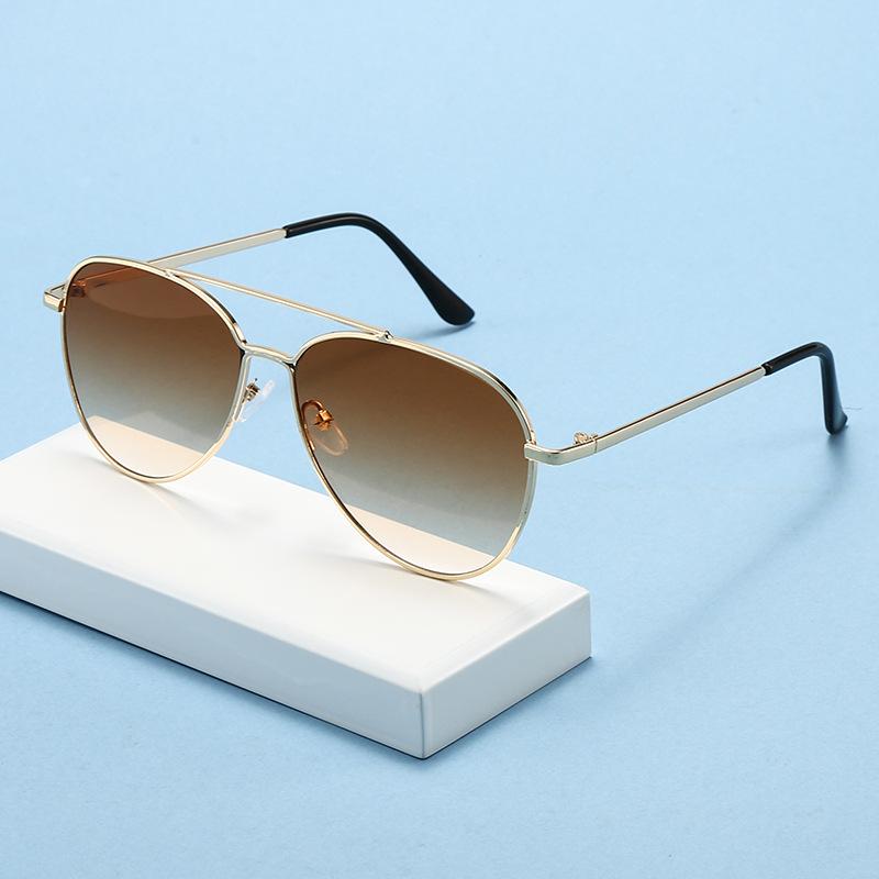 Новая Мода Мужские Очки Металлическая Оправа Рыбалка Вождение Затемненные Очки Авиаторы Солнцезащитные Очки Женские Очки Женские Очки с Защитой от УФ400