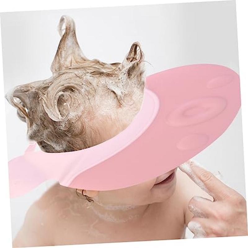 Shampoo Cap for Adults and Babies, Safe Waterproof Bathing Hat, Hair Washing Visor Shield, Kids Shower Protective Cap, Anti-Splash Sport