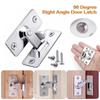 90 Degree Sliding Right Angle Door Hasp Door Locks Bolt Door Latch Door Buckles