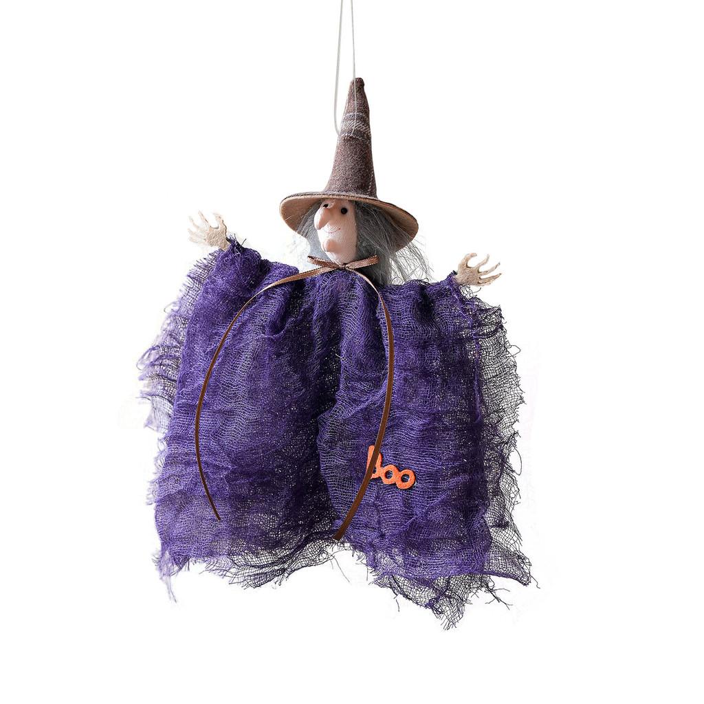 Witch Halloween Ornaments Soft Fabric Party Decorations Gift Festival Supplies