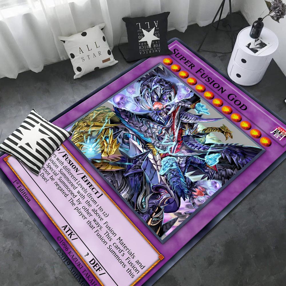 Cartoon Anime MONSTER CARD Door Mat Washable Non-Slip Living Room Sofa Chairs Area Mat Kitchen Doormat Area Rug