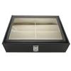 8 Grids Sunglasses Glasses Storage Display Case Glasses Storage Box PU Leather Organizer