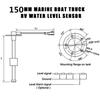 Универсальный 150мм датчик уровня топлива для лодки, морской, для грузовика, автомобиля, автодома, датчик потока, датчик уровня воды, 0-190 Ом
