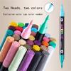 24/48/72 Colors Acrylic Paint Markers Soft Tip Double Nib Markers New Paint Pens  Art Supplies