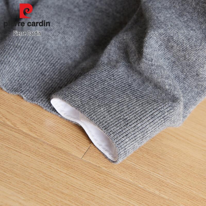 Pierre Cardin Мужской джемпер с круглым вырезом, жаккардовый, 100% шерсть