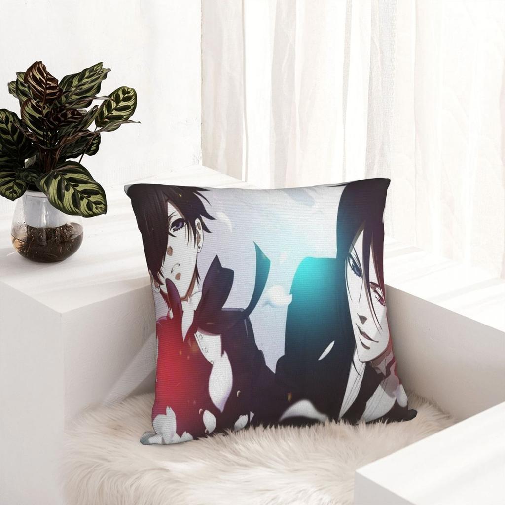Adventure Anime Black Butler Square Pillowcase Cushion Cover Pillow Case Throw Pillow Cover for Home Bedroom Car