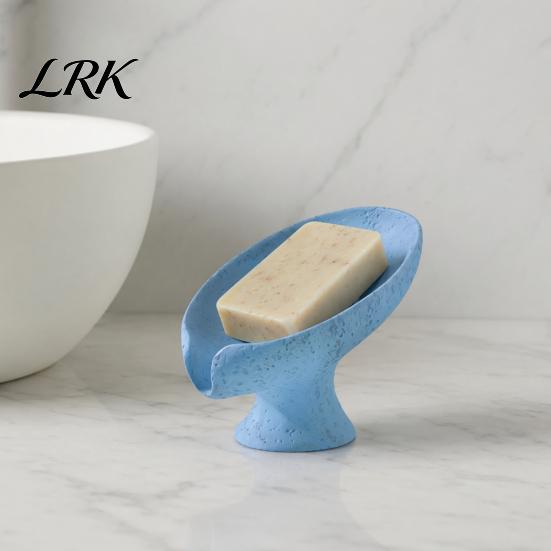 Мягкие аксессуары для ванной комнаты Самодренирующаяся мыльница, 3D-печатный держатель, Многофункциональная непенообразующая подставка-органайзер для раковины в душевой, ванной комнате
