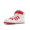Adidas Forum Mid White Vivid Red Unisex Sneakers Cloud-White GY5819