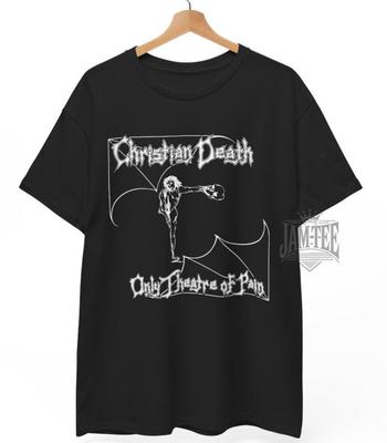 Футболка Christian Death, Только Театр Боли Rozz Панк Метал Готика, Унисекс