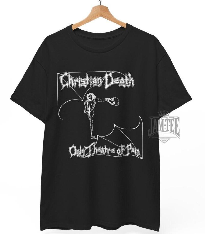 Футболка Christian Death, Только Театр Боли Rozz панк метал готика, Унисекс