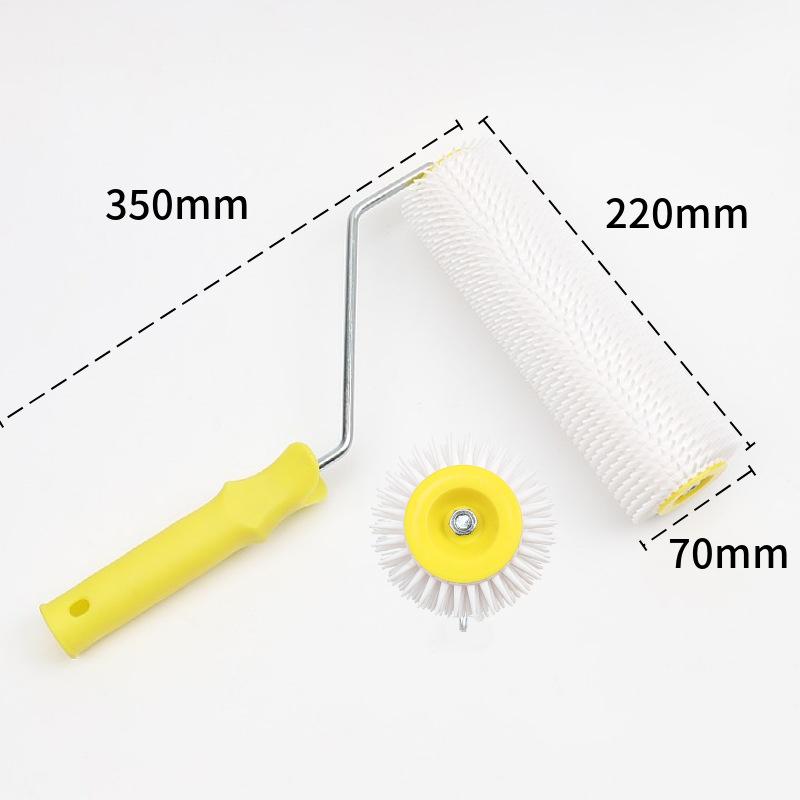 1Pc 15/22Cm Defoaming Drum Brush Spike Roller Latex Floor Self Compound Roller Leveling Screed Spiked Roller Paint Brush Roller