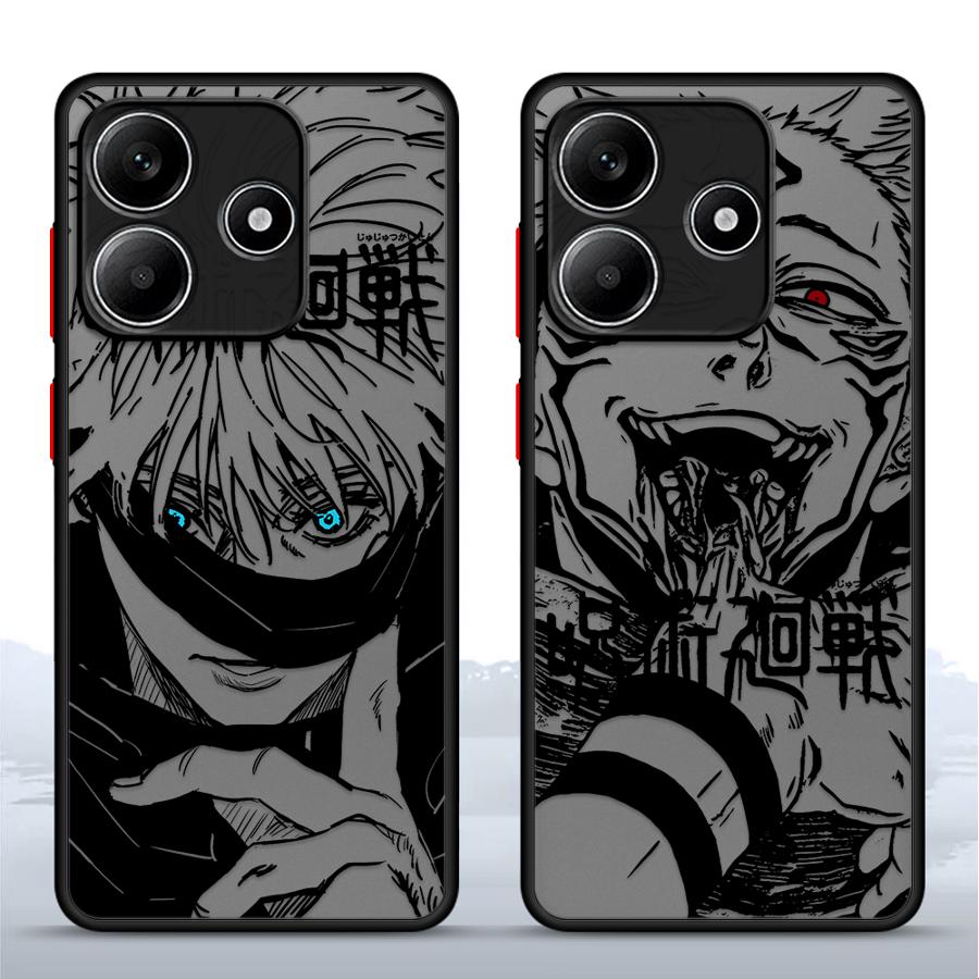 Японский Крутой Аниме Чехол Задняя Крышка Телефона для Xiaomi Redmi Note 14 A4 10 13C 12 9S 13 Pro Plus 14C 11