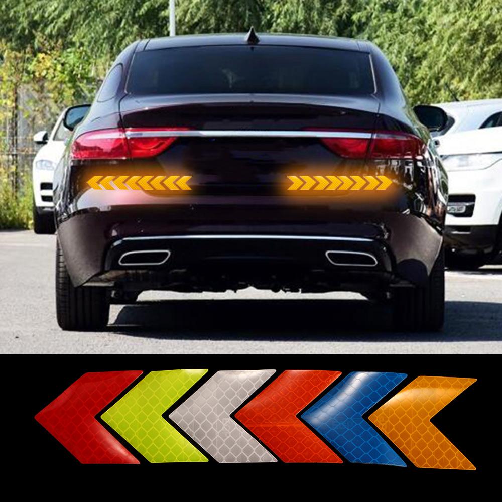 Body Reflector Bumper Sticker Car Accessories Exterior Accessories Car Sticker Reflective Sticker