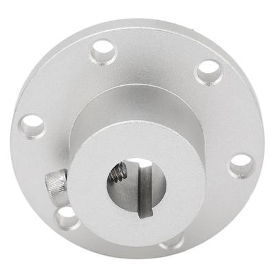 1 2in RC Key Hub Shaft Coupling Aluminium Alloy Silver RC Model Accessory for Replacement