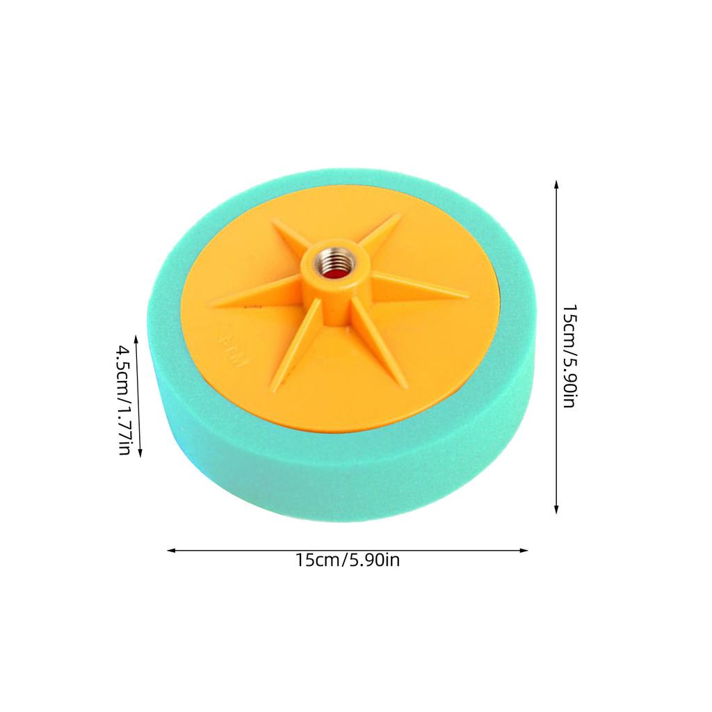 Автомобильный полировальный круг для полировки, полировка воском, 6-дюймовый губчатый диск, накладка для автомобильного буфера, полировщик, сотовый губчатый диск для ремонта