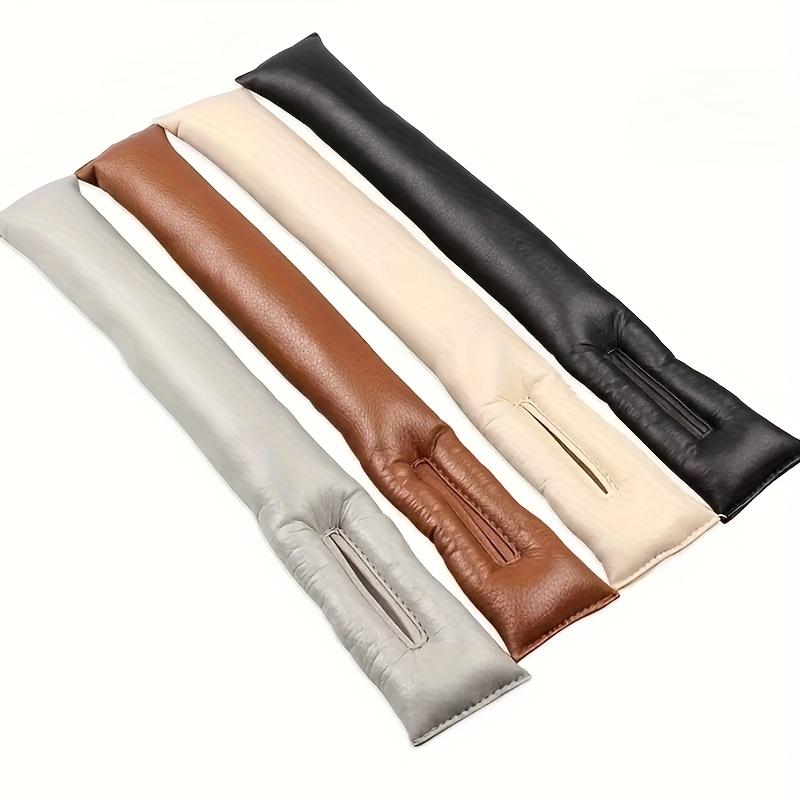 PU Leather Car Seat Gap Filler Side Leak-Proof Strip,Seat Gap Anti-Drop Durable Interior Product,Universal Soft Protective Strip