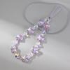 Women Girl Acrylic Mobile Phone Chain Transparent Sweet Butterfly Telephone Hanging Cord Anti-Drop Cellphone Lanyard Jewelry 1
