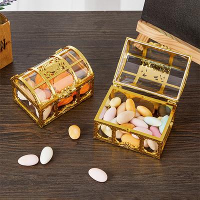 Подарочная коробочка Прозрачный сундук с сокровищами Коробочка для конфет Декоративная коробка для хранения Подарочная коробочка для свадьбы, детского праздника, дня рождения