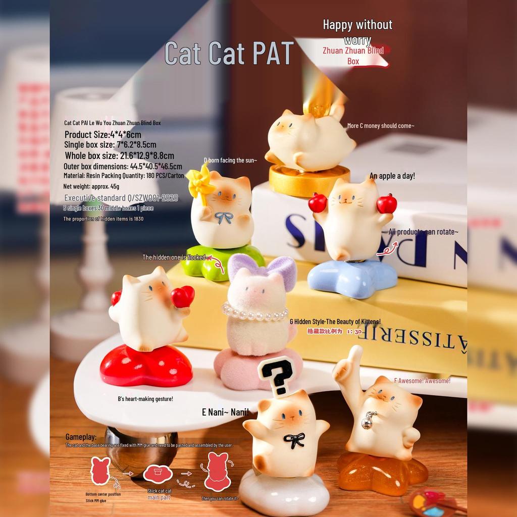 Creative Cat Figurines: Adorable Desktop Ornaments & Work Diary Accessories - Perfect for Gifting, Collecting, and Trendy Desk Decor