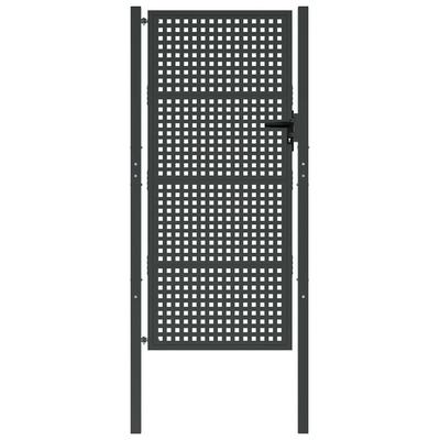 Garden Gate Anthracite 100 X 175 Cm Steel