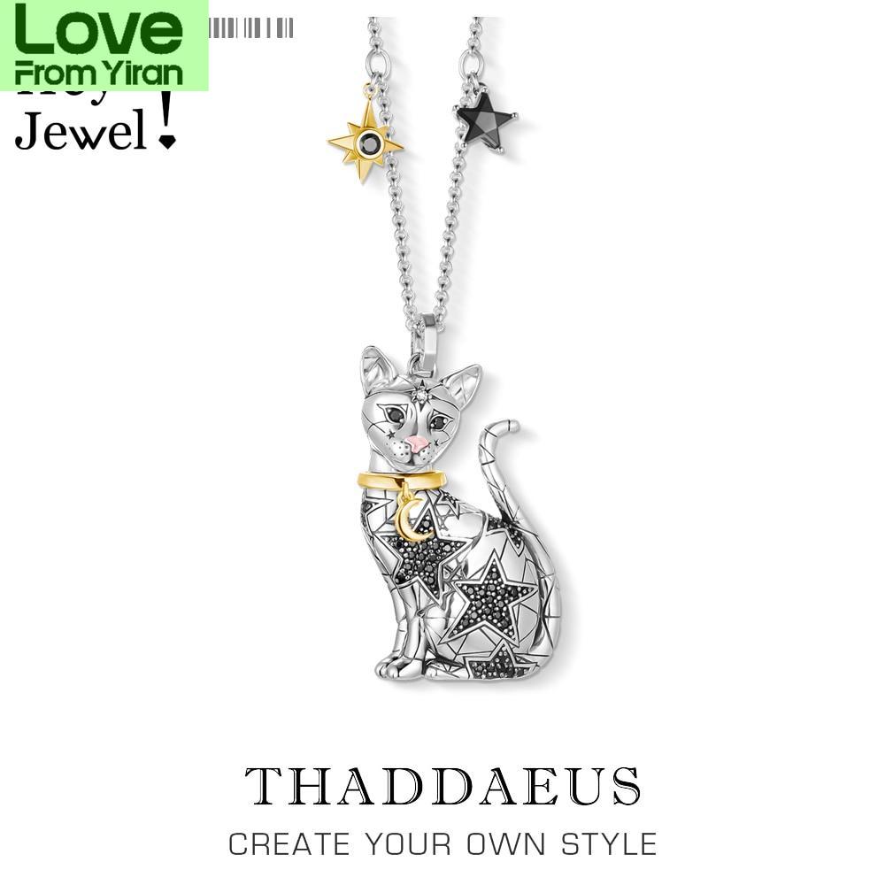 Pendant Pendant Necklace Magic Cat ,New Women Link Chain Stylish Stylish Jewelry Europe Glamorous Stering Color Bijoux Present GiftFashion