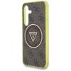 Etui do Samsung Galaxy S25 Guess 4G Glitter MagSafe brązowy