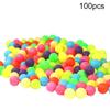 100Pcs Colored Ping Pong Balls Entertainment Table Tennis Mixed Colors for Game