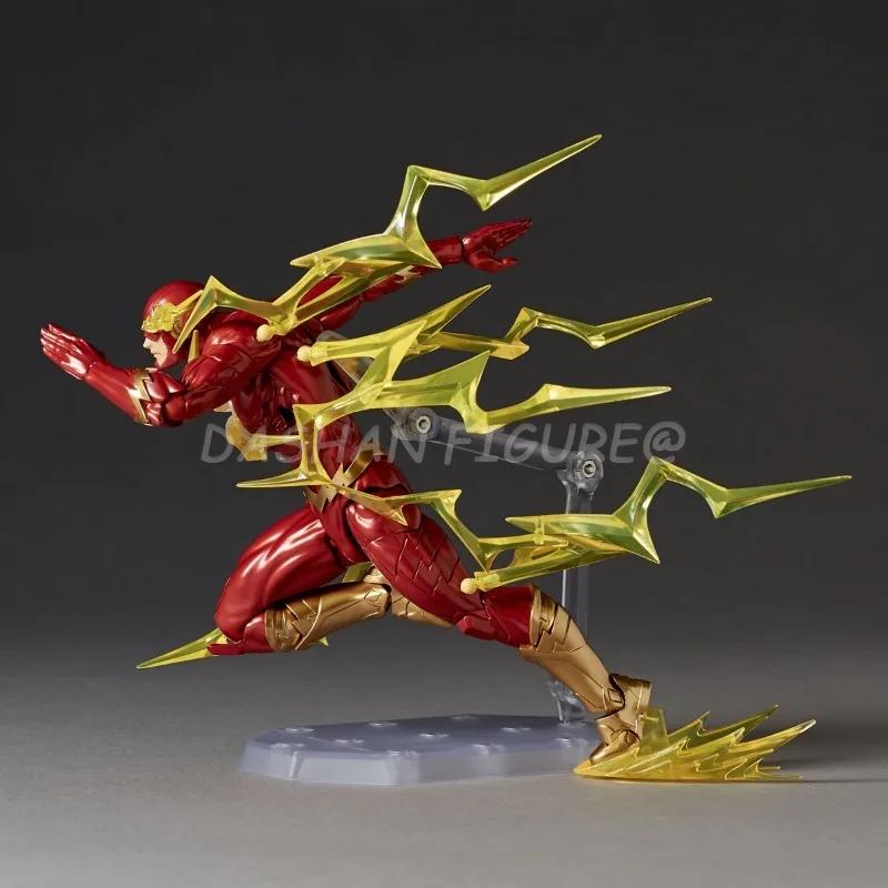 Revoltech Фигурка Флэша Барри Аллен Фигурка Подвижная ПВХ Коллекция Kaiyodo Amazing Yamaguchi Flashpoint Модель Игрушки