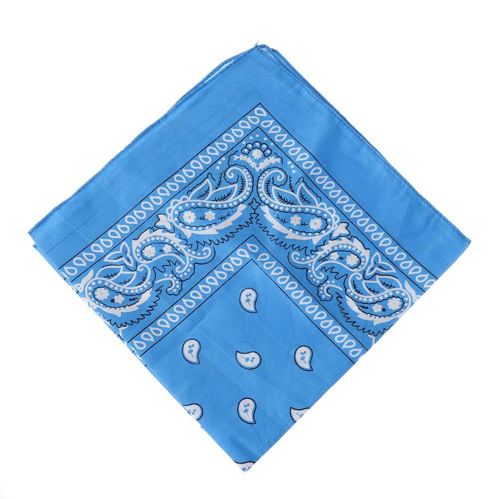 Women Fashion Neck Scarf Headwear Wristband Hair Band Printed Square Scarves Paisley Bandana