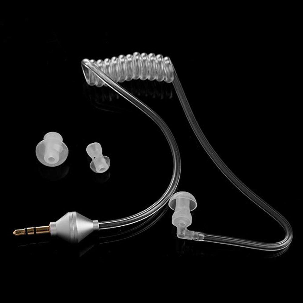 In Ear Mono Stereo Air Tube Earphone Headset Headphone Anti-radiation