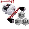 SOUGAYILANG 18+1BB Fishing Reel Strong Drag Power 10kg Right/Left Carp Fishing Wheels Fishing Tracking Reel Memancing