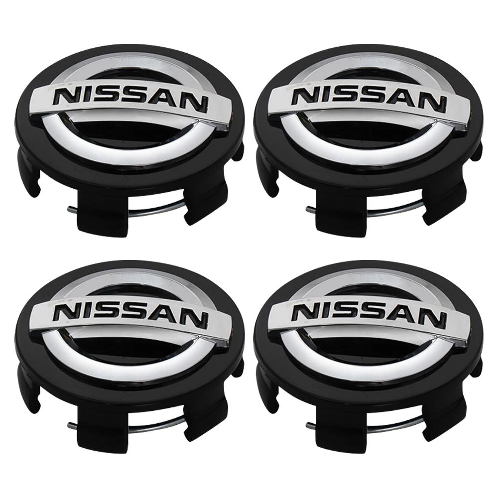 CHUQAZ1 4PCS Anti-Rust Rim Emblem Decals Scratch-Proof Car Wheel Center Cover for Nissan Nismo GTR Altima Qashqai Almera Navara