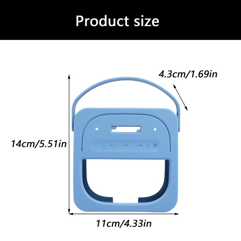 Nonslip Silicone Protective Case For Select Model Portable Speaker Shock Absorption Perfect Alignment Quick Install