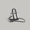 Cross-border 2025 new niche design patchwork handbag, fashionable and versatile, large-capacity commuter shoulder and crossbody bag, trendy
