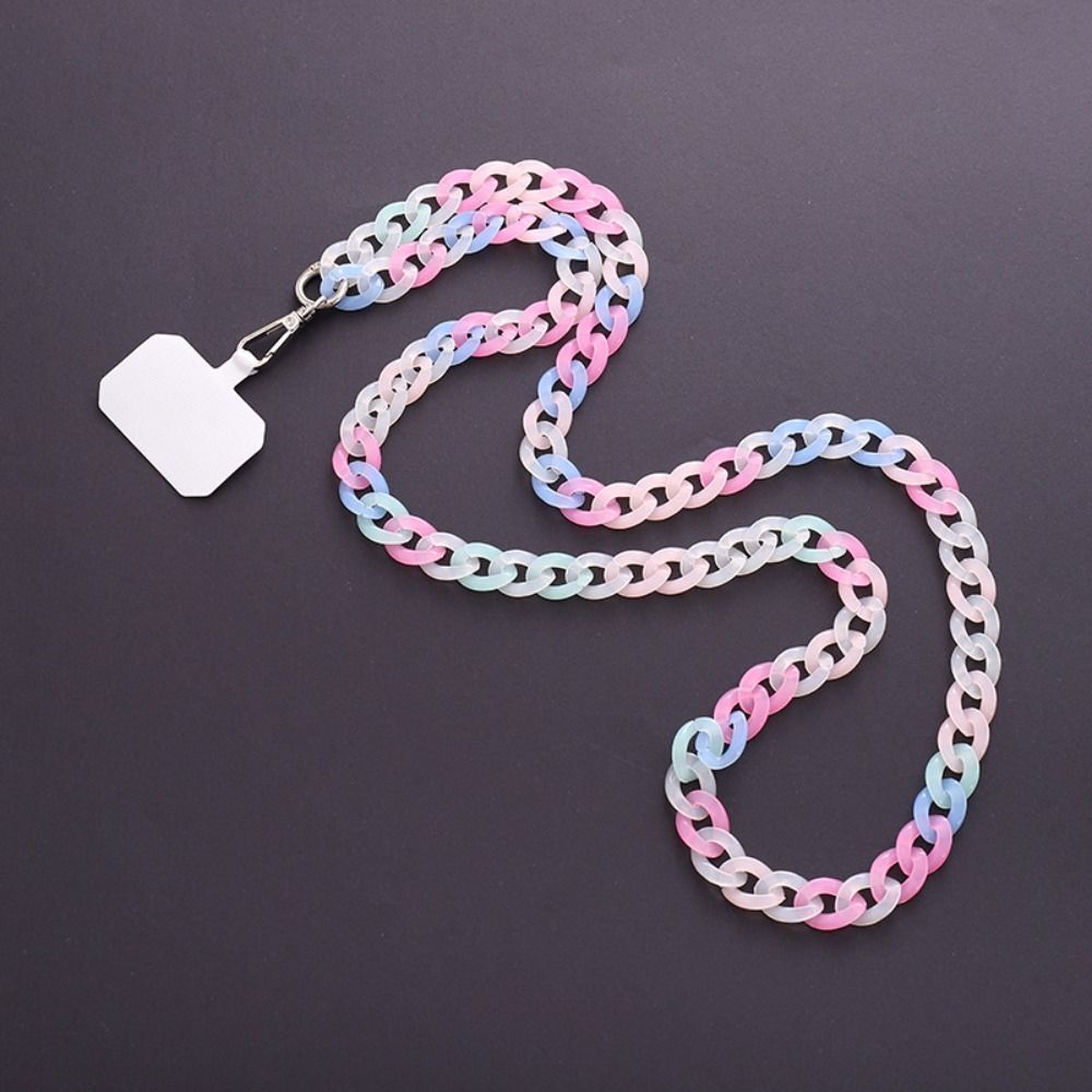 Keychain Anti-lost Rope Colorful Neck Hanging Cord Portable Phone Chain Straps  Phone Accessories