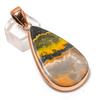 Яшма Шмель Ручная Работа Медь Ювелирное Изделие Кулон 2.48" D9z18