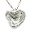 Used TIFFANY&Co. Necklace Curved Heart Silver925 4.2g Silver El Saperetti