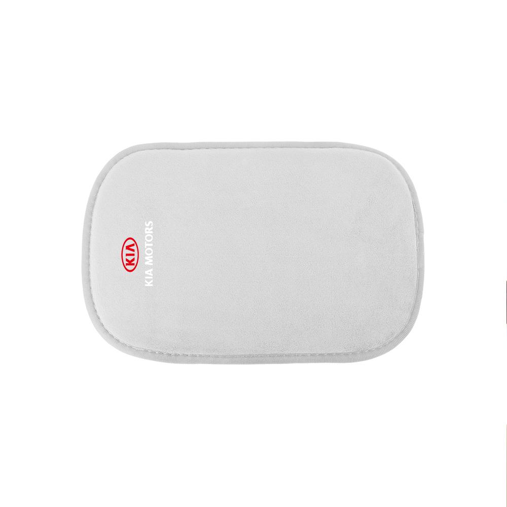 RRPM6 1pc Car Armrest anti-pollution Soft PU Leather Hand Cover Center Cushion Armrest Mat For KIA Rio Soul Seltos Forte K5 K3 Stinger