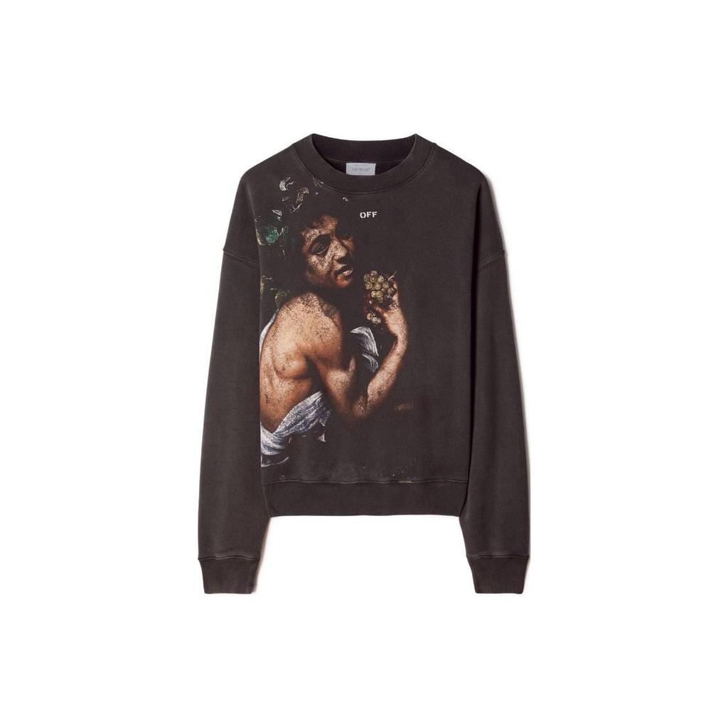 Свитшот OFF WHITE Bacchus из хлопка OMBA054F23FLE0141084